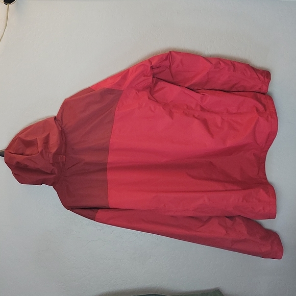 COLUMBIA Hooded Rain Coat Red 4XT - Picture 2 of 12